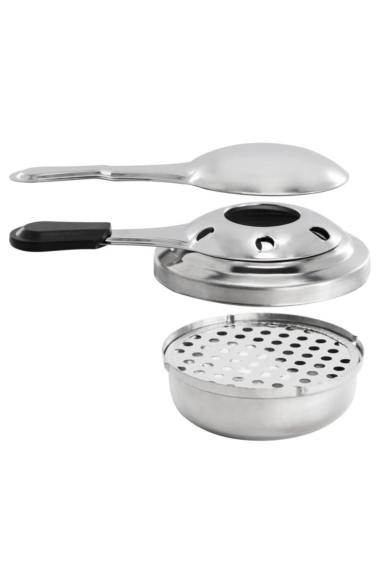 Megachef Enameled Cast Iron Fondue Pot with 6 Serving Forks in Green, Alternate, color, 