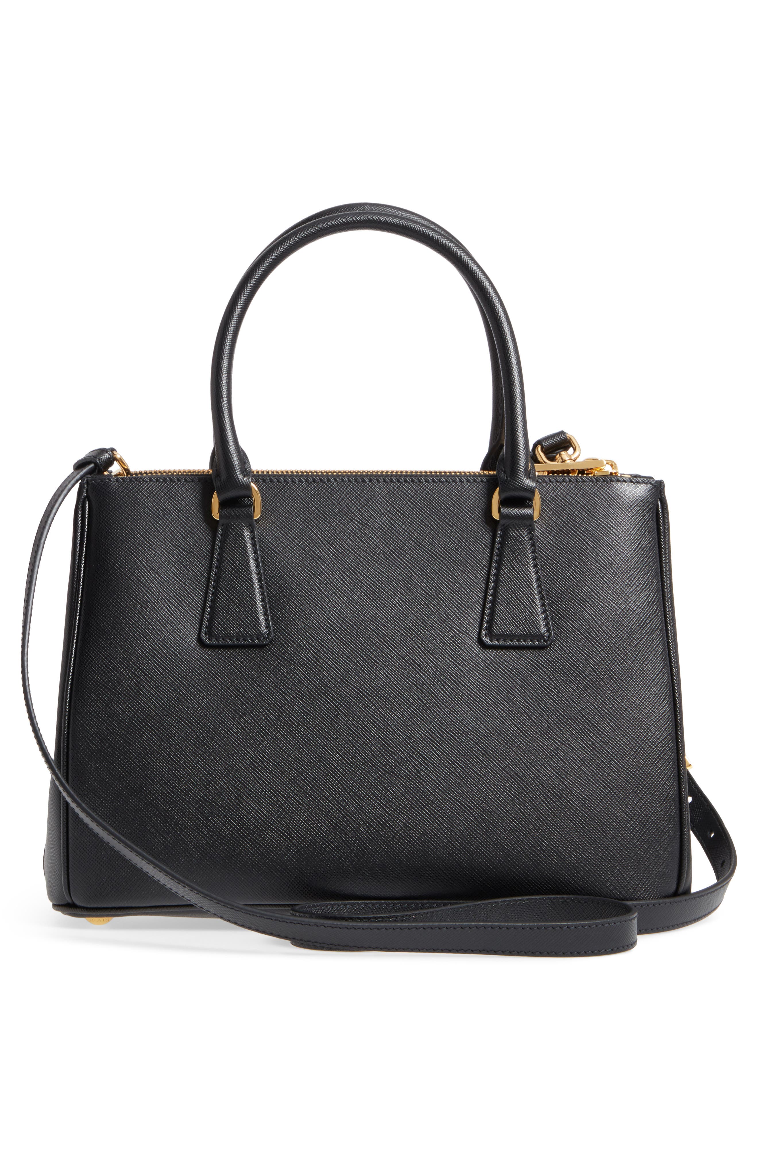 Prada Saffiano Lux Leather Satchel, Alternate, color, 
