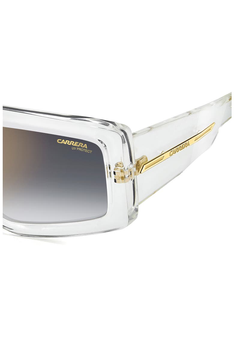 Victory 55mm Square Geometric Sunglasses, Alternate, color, CRYSTAL GOLD/ GREY SF GD SP