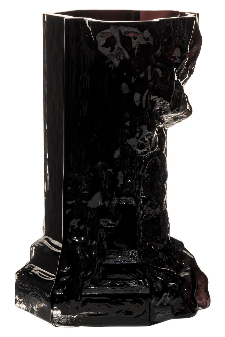 Rocky Baroque Vase, Main, color, BLACK