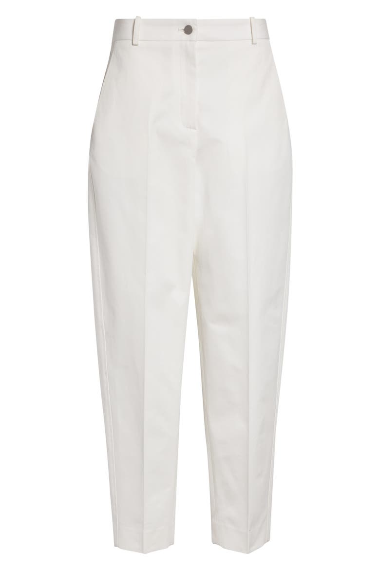 Astor Cotton Twill Tapered Leg Pants, Alternate, color, IVORY