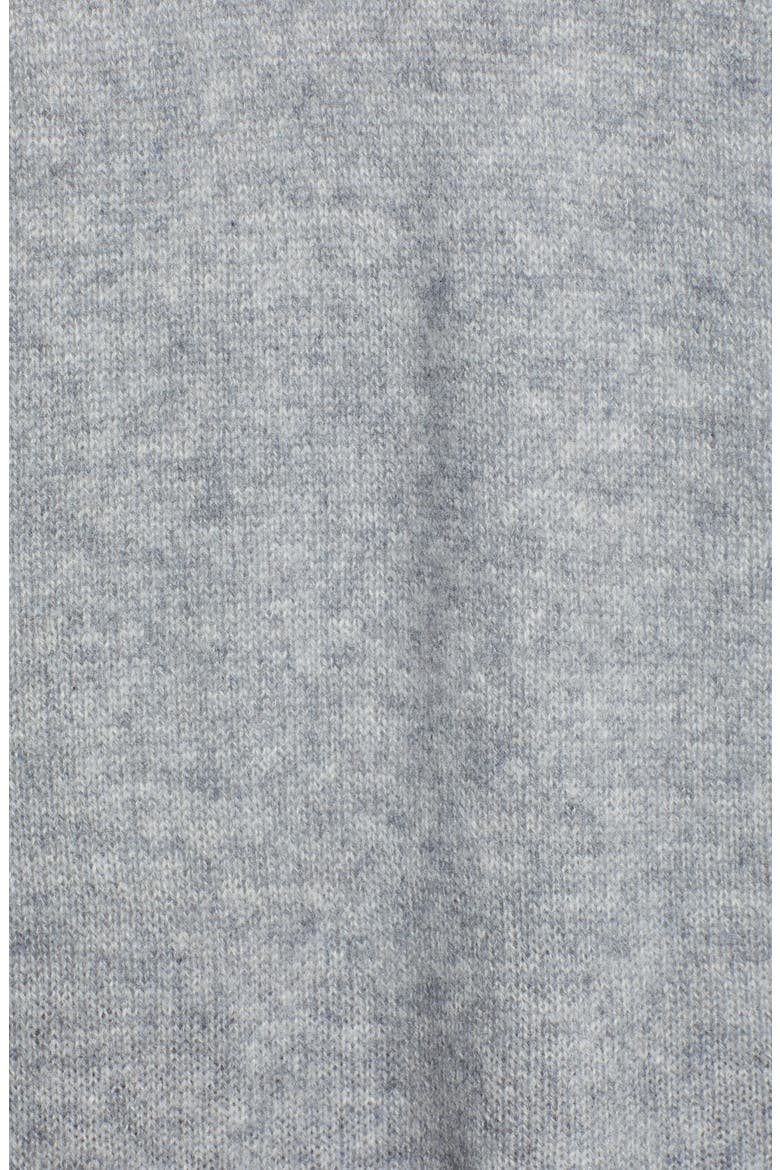 Rib Knit Wool & Cashmere Cardigan, Alternate, color, GREY HEATHER