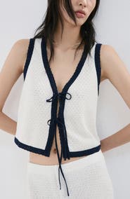 MANGO Nati Sleeveless Knit Top