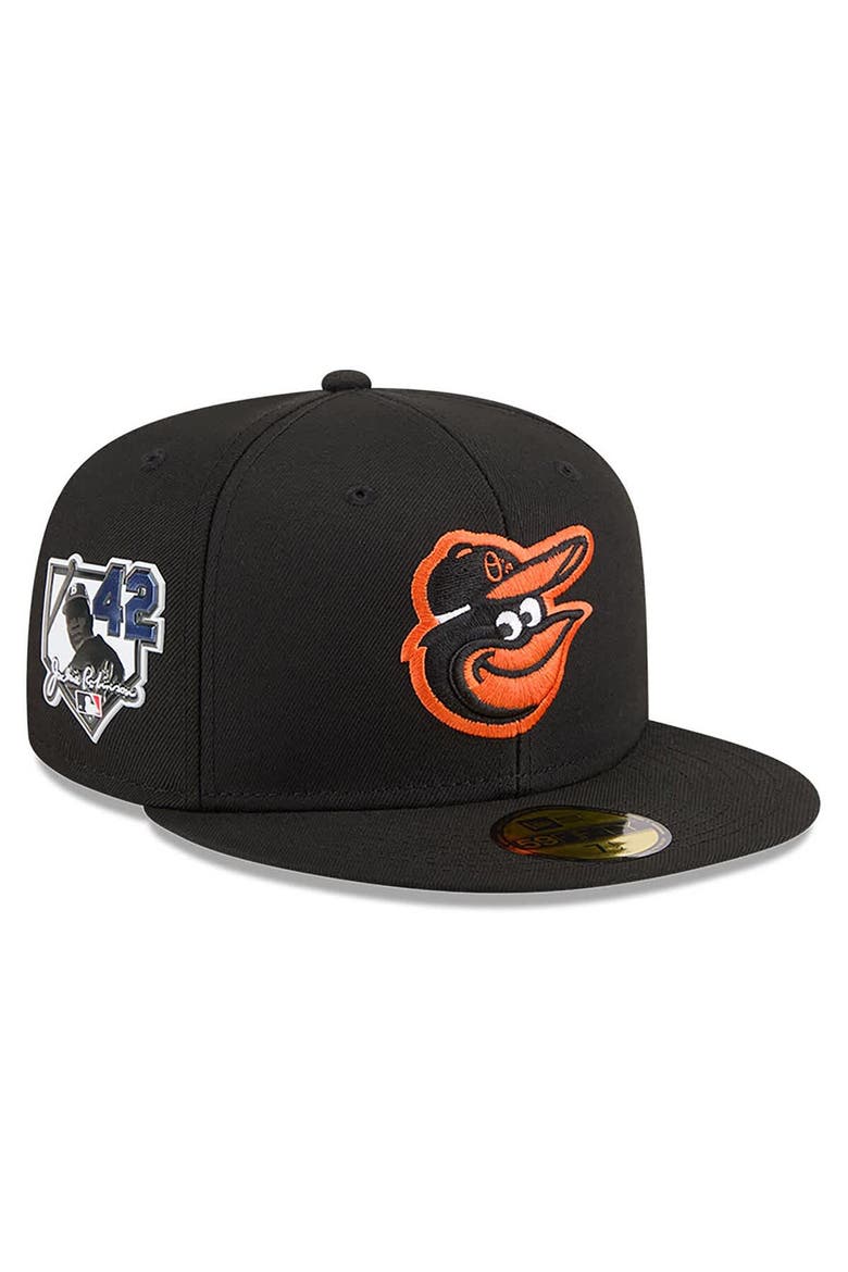 Men's New Era Black Baltimore Orioles 2026 Jackie Robinson Day 59FIFTY Fitted Hat, Main, color, Black