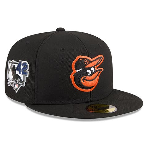 Men's New Era Black Baltimore Orioles 2026 Jackie Robinson Day 59FIFTY Fitted Hat