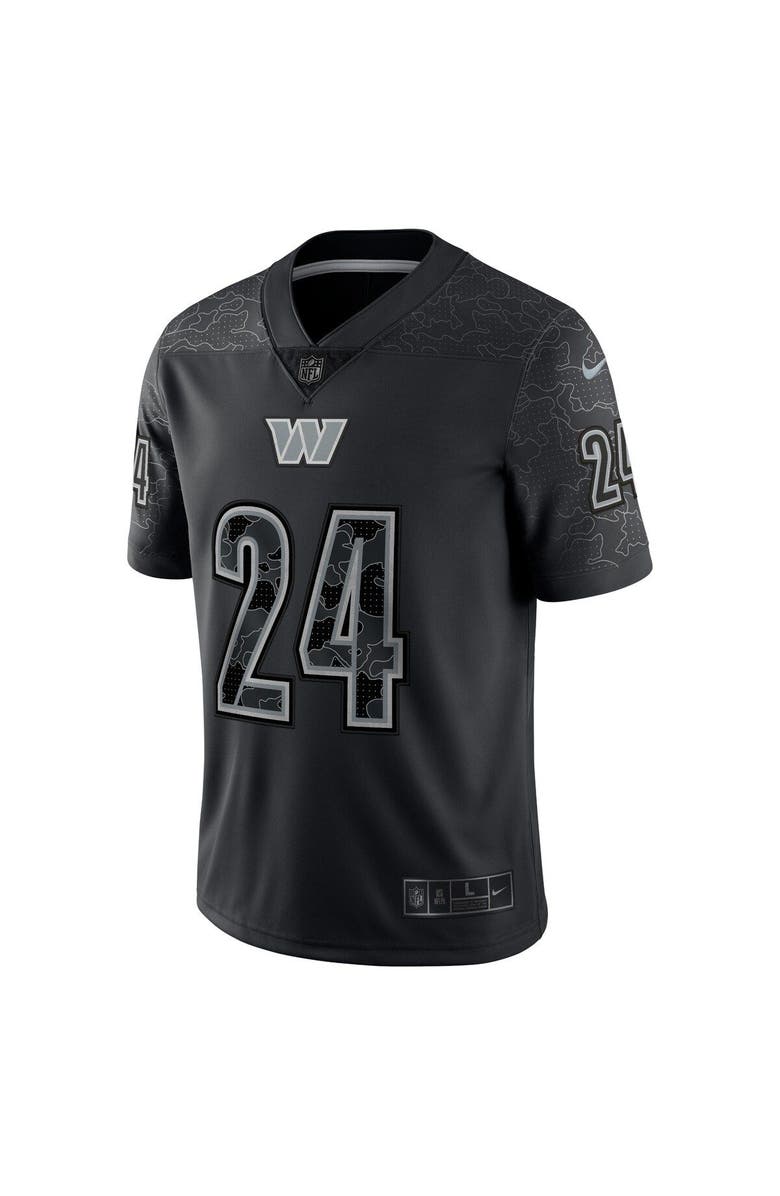 Nike Men's Nike Antonio Gibson Black Washington Commanders RFLCTV Limited Jersey, Alternate, color, 