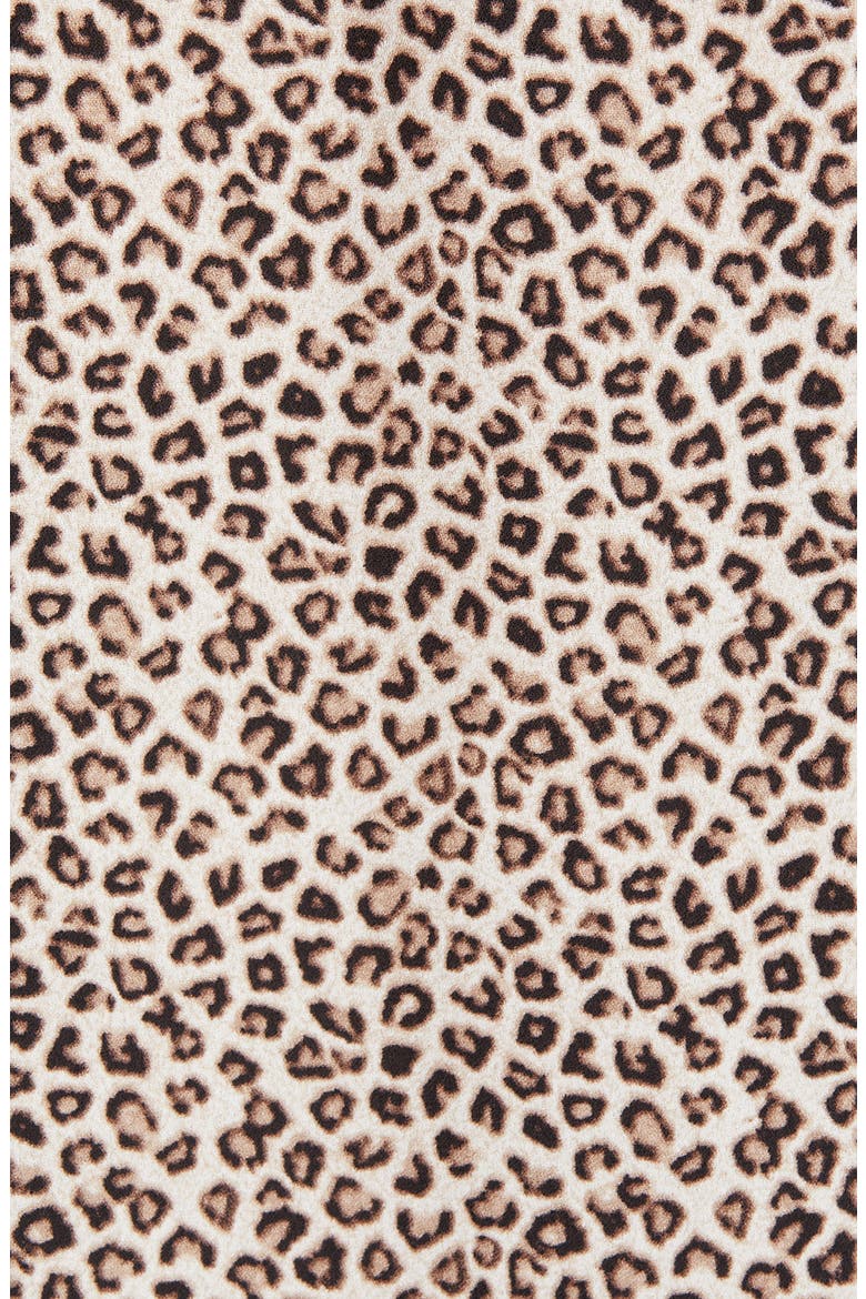 Print Oversize Cap Sleeve Top, Alternate, color, ANIMALISTIC PRINT