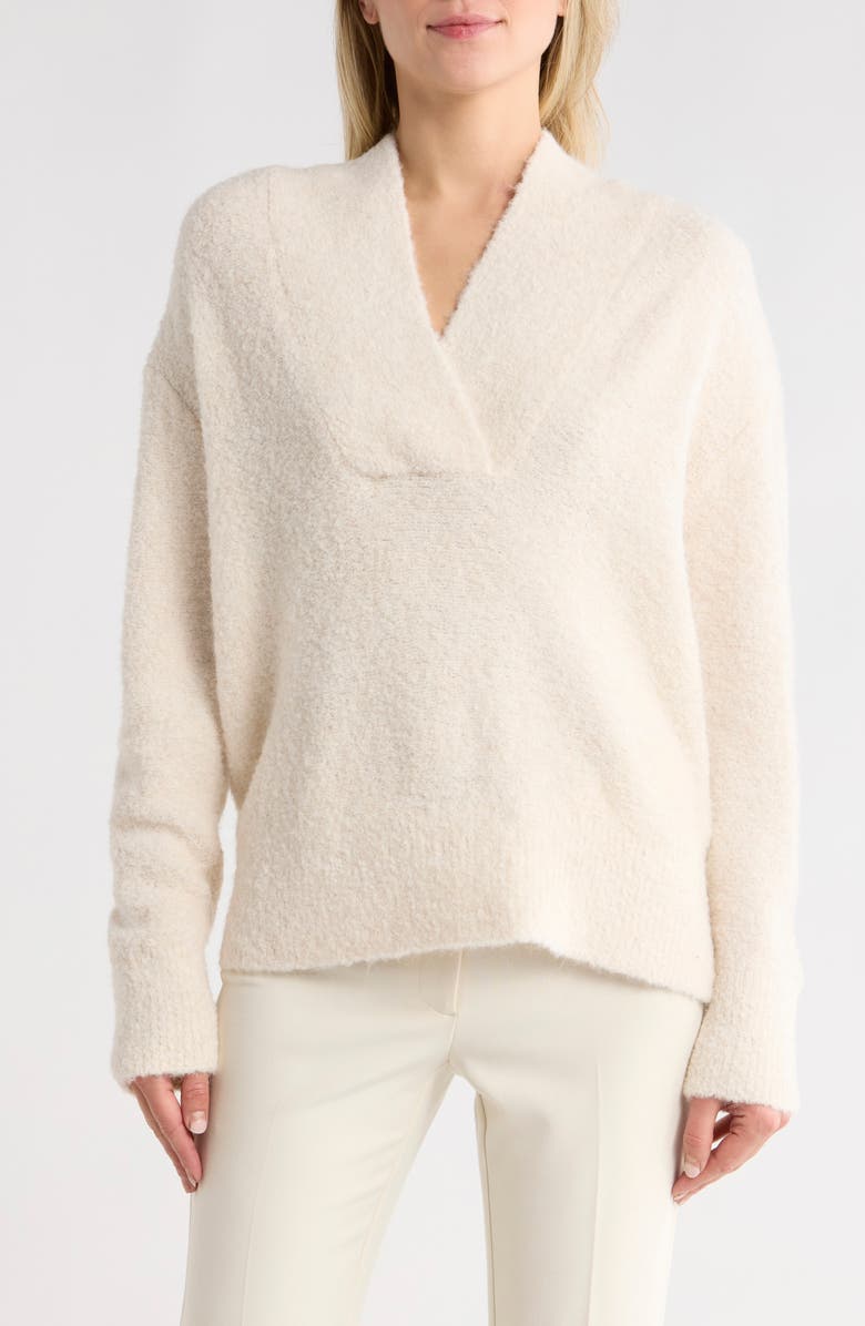 Vince Shawl Sweater, Main, color, Off White