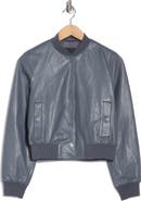 AllSaints Riley Leather Bomber Jacket