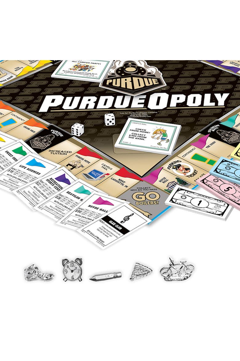 University of Purdue Opoly Monopoly Board Game, Alternate, color, Multicolored
