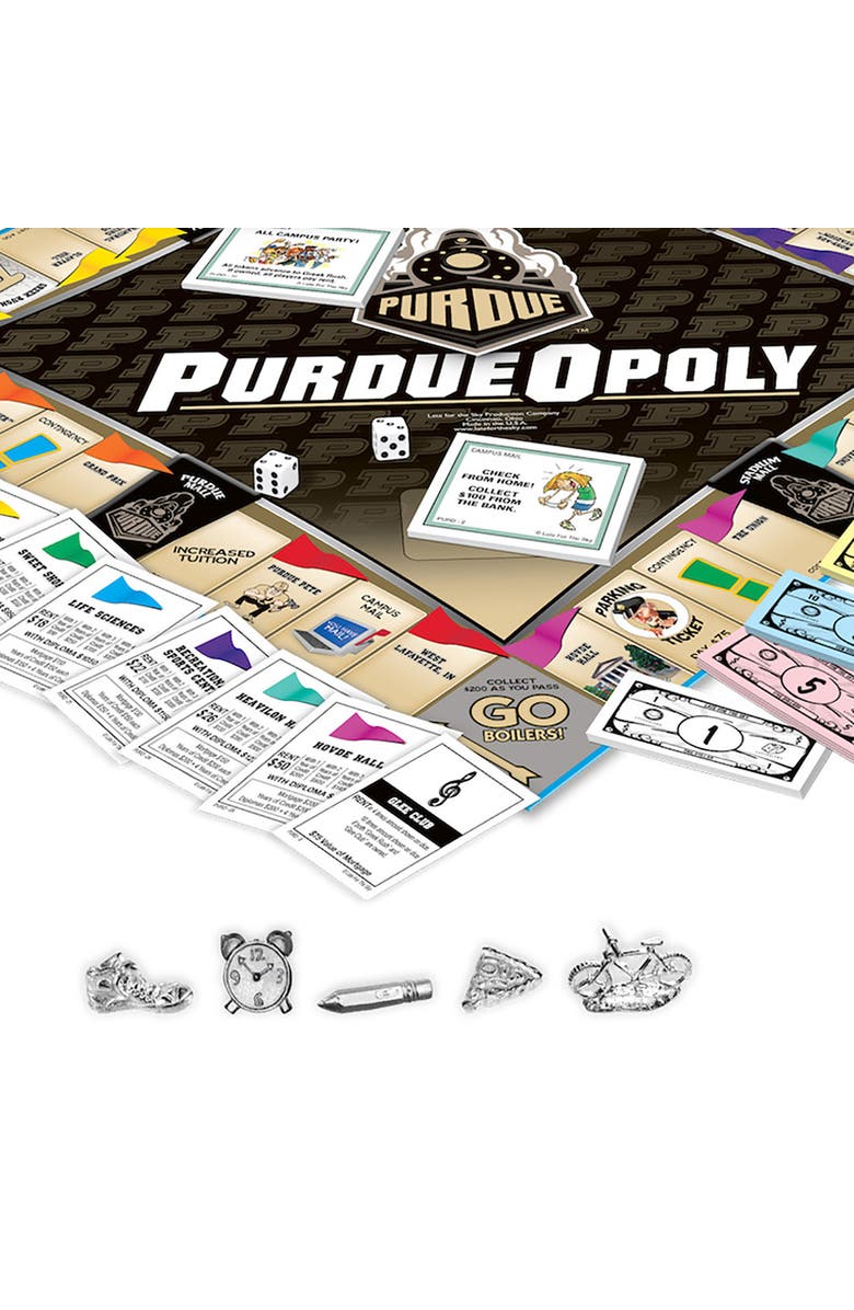 Late for the Sky University of Purdue Opoly Monopoly Board Game, Alternate, color, Multicolored
