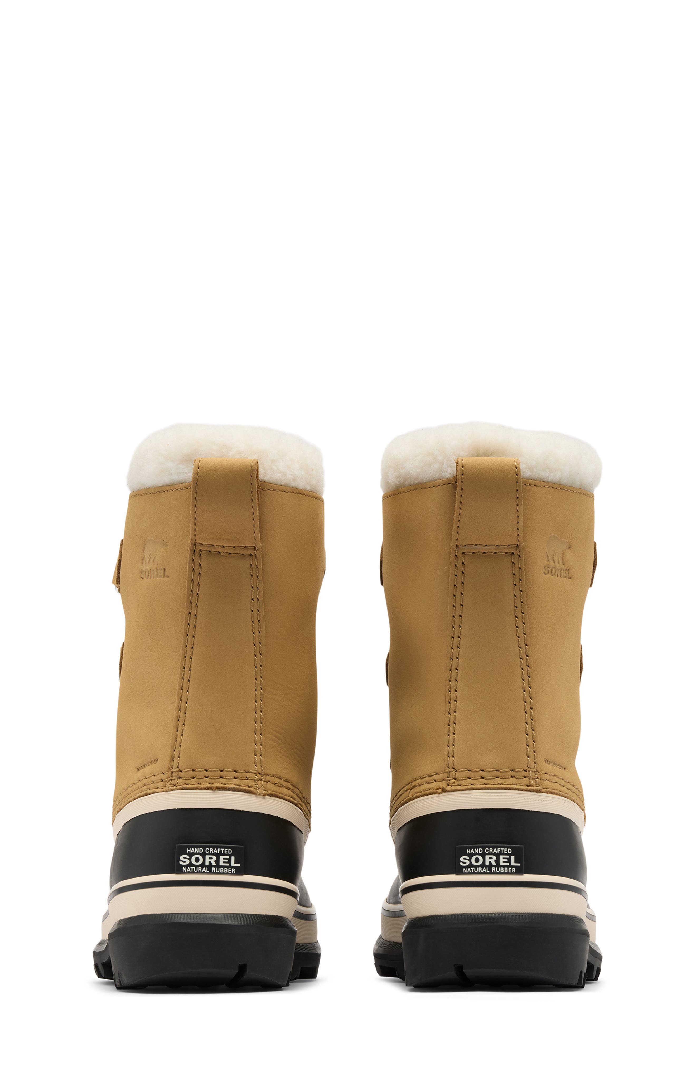 Kids' Caribou™ WP Waterproof Boot, Alternate, color, CARIBOU BUFF/ BLACK