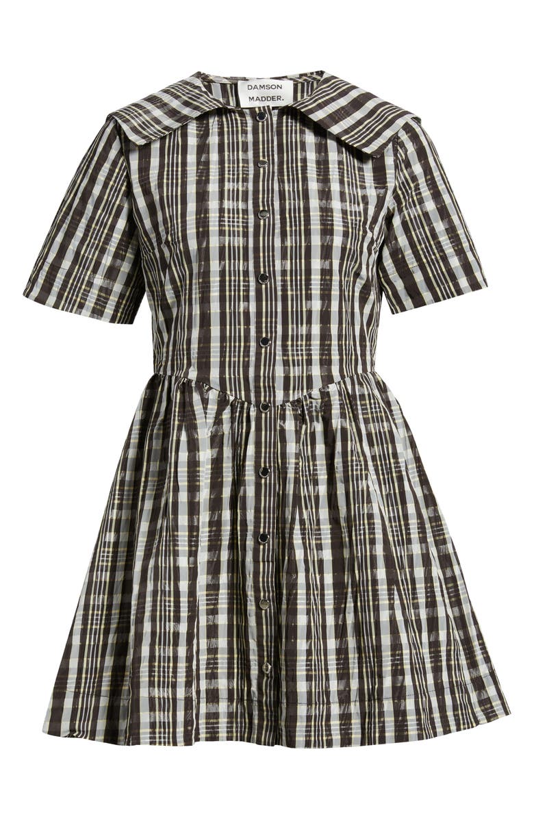 Damson Madder Miley Shirtdress, Alternate, color, Black/ White