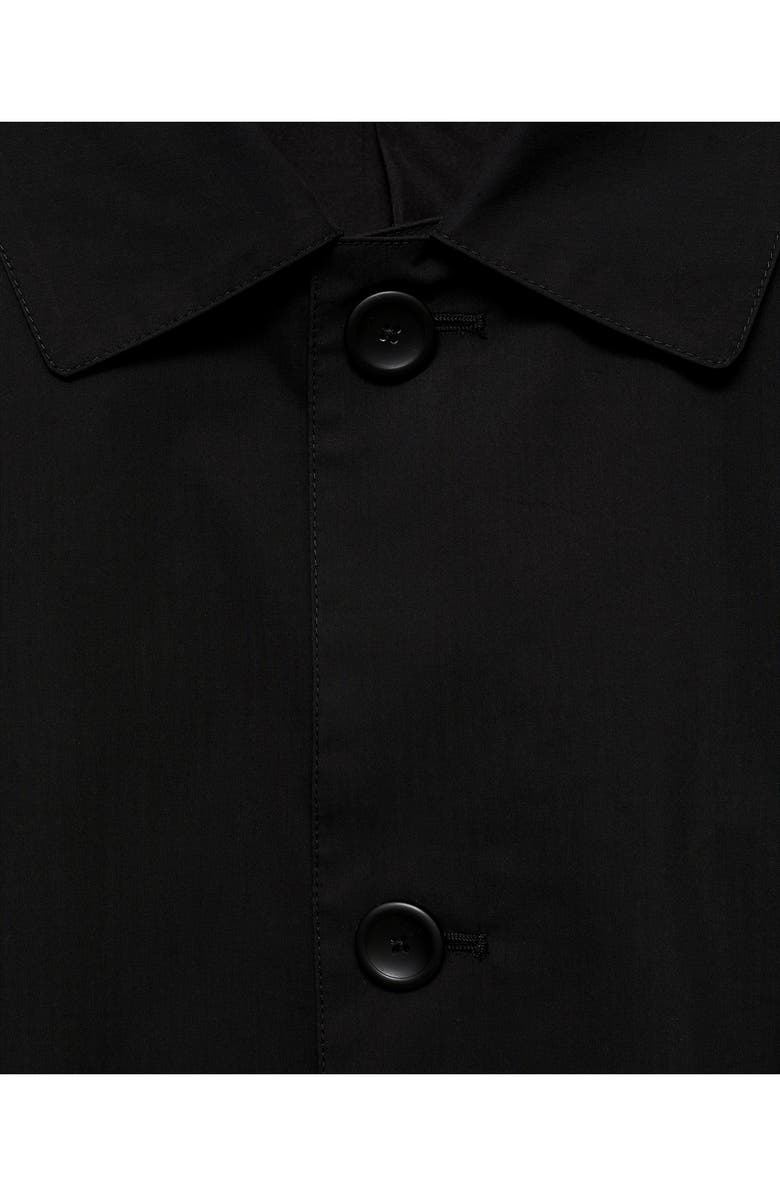 MANGO Classic Water Repellent Trench Coat, Alternate, color,