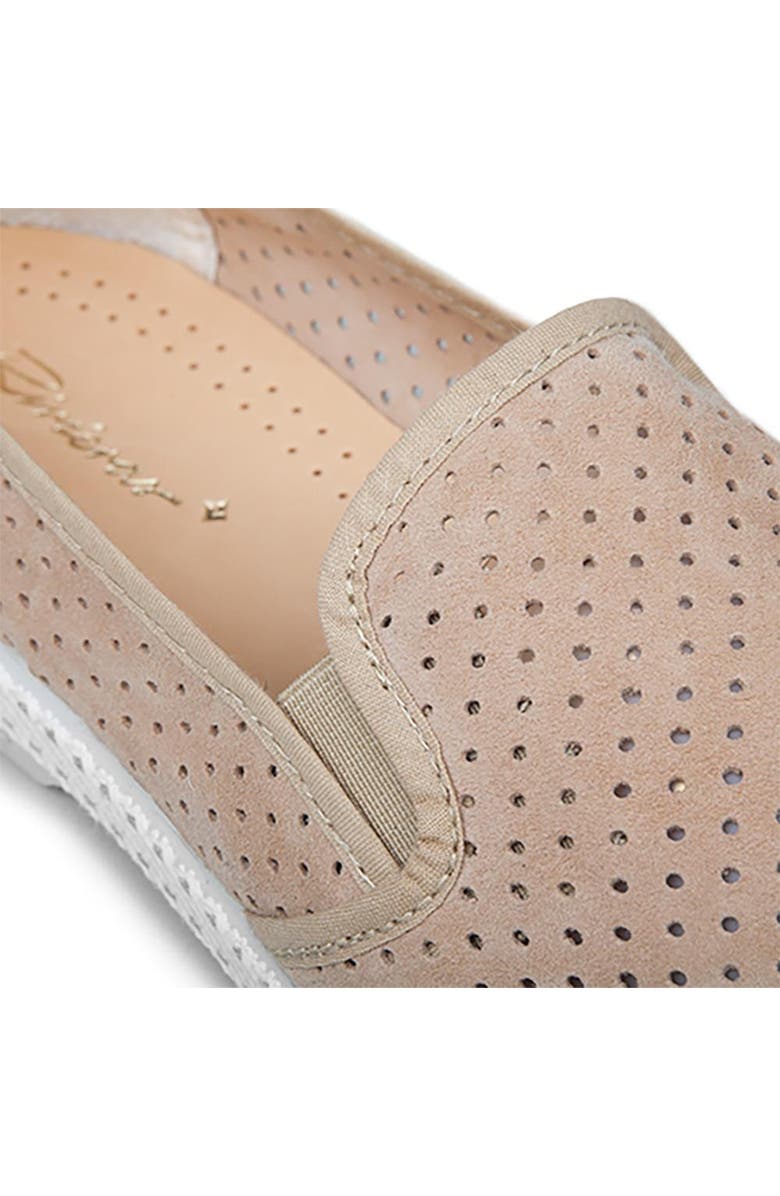 Rivieras Classic Suede Slip-On Loafer, Alternate, color, Light Beige