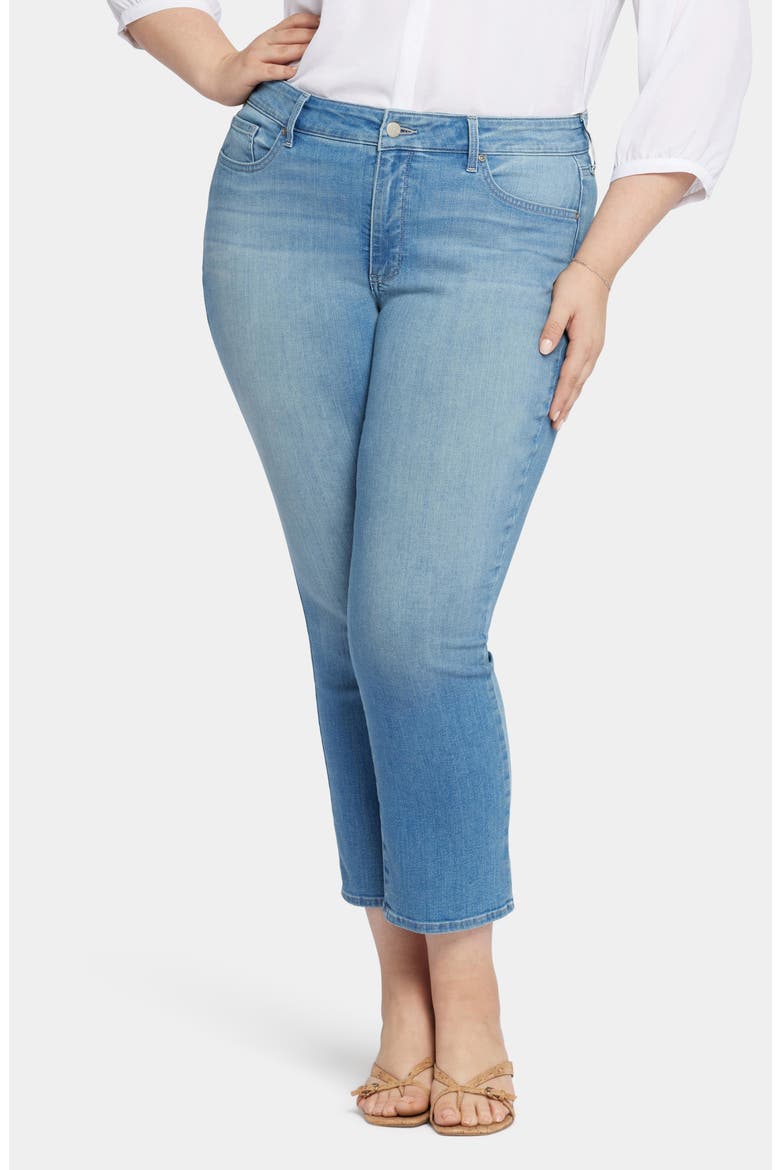 Marilyn High Waist Ankle Straight Leg Jeans, Main, color, MESMERIZE