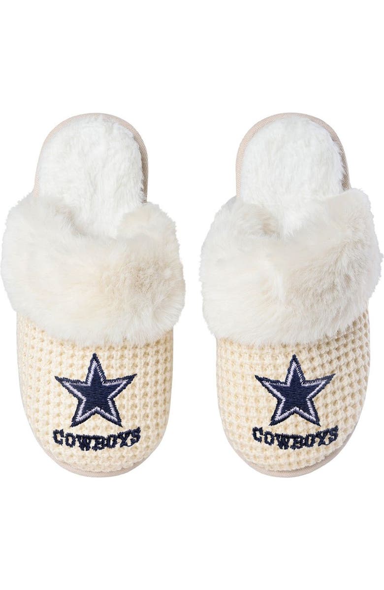 FOCO Women's FOCO Dallas Cowboys Open Back Slippers, Main, color,