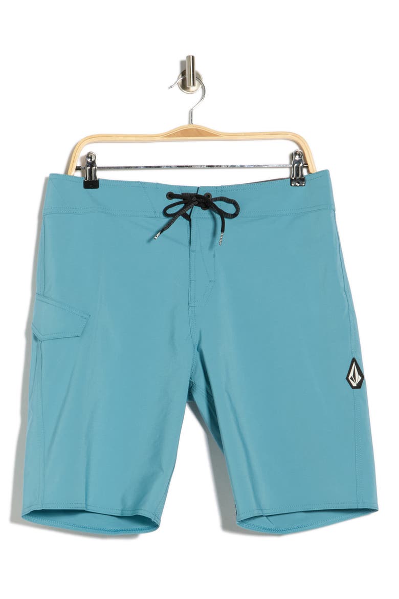 Lido Solid Mod Board Shorts, Alternate, color, USED BLUE