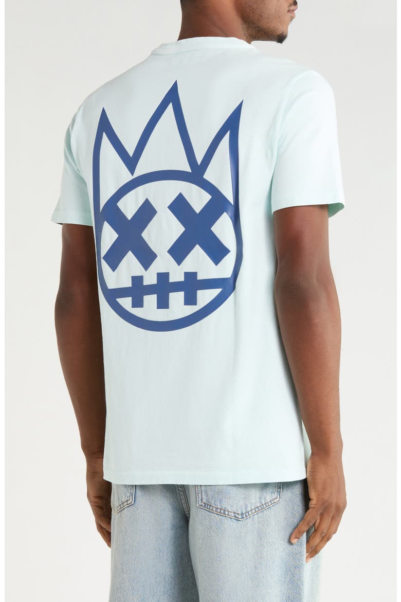 Logo Graphic T-shirt, Alternate, color, POWDER BLUE