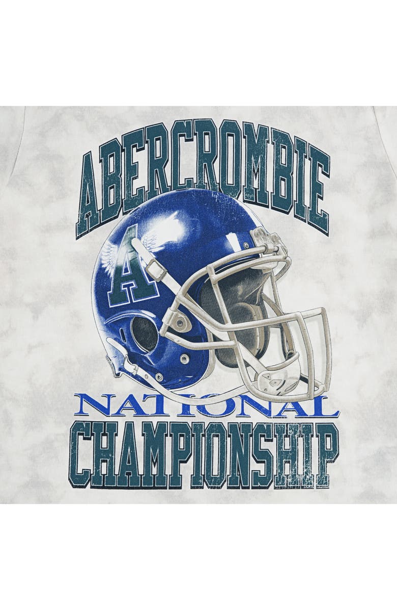 abercrombie kids Kids' Football Championship Graphic T-Shirt, Alternate, color, Simply Taupe