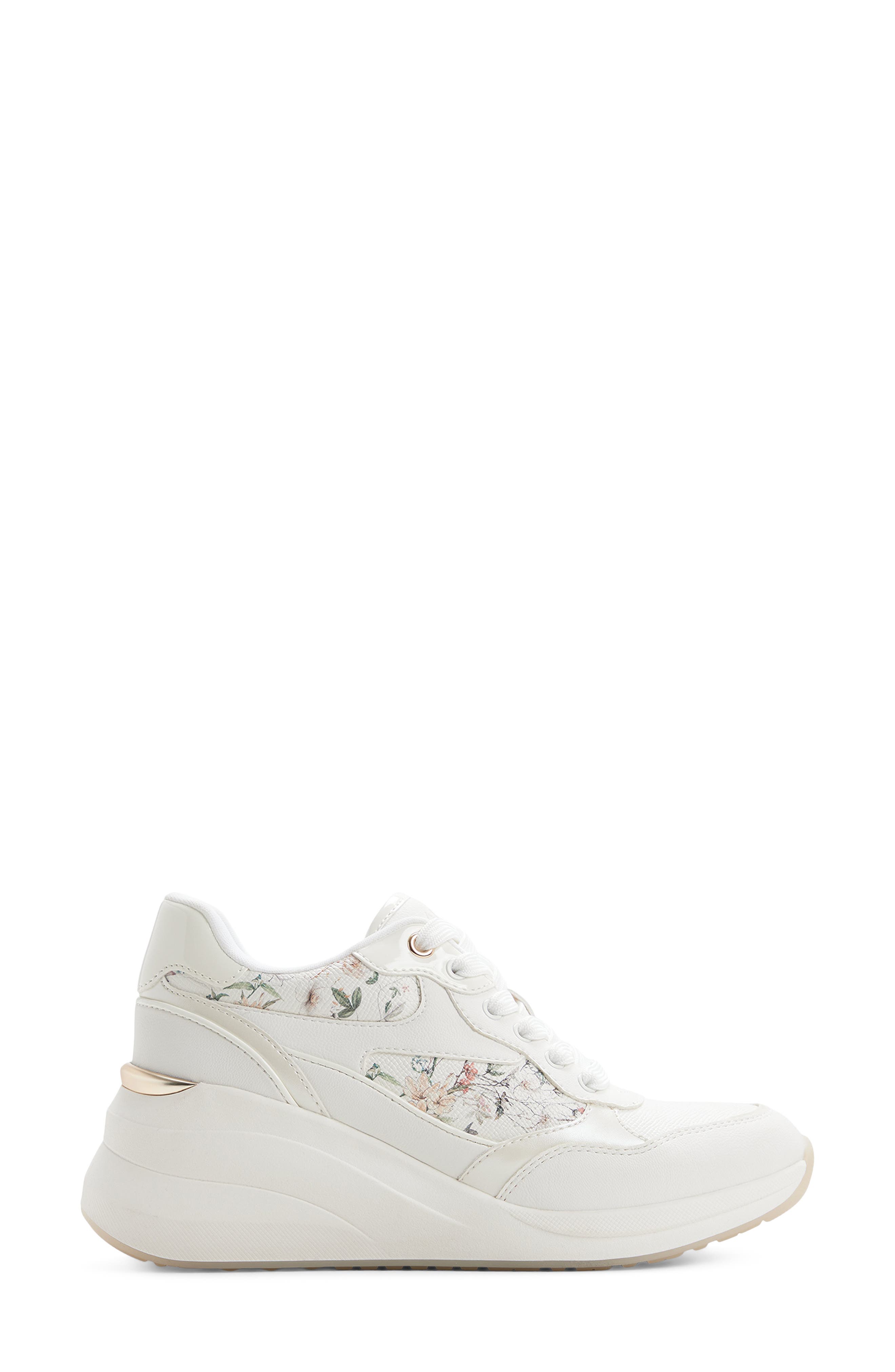 ALDO Asiejan Sneaker, Alternate, color, White Multi