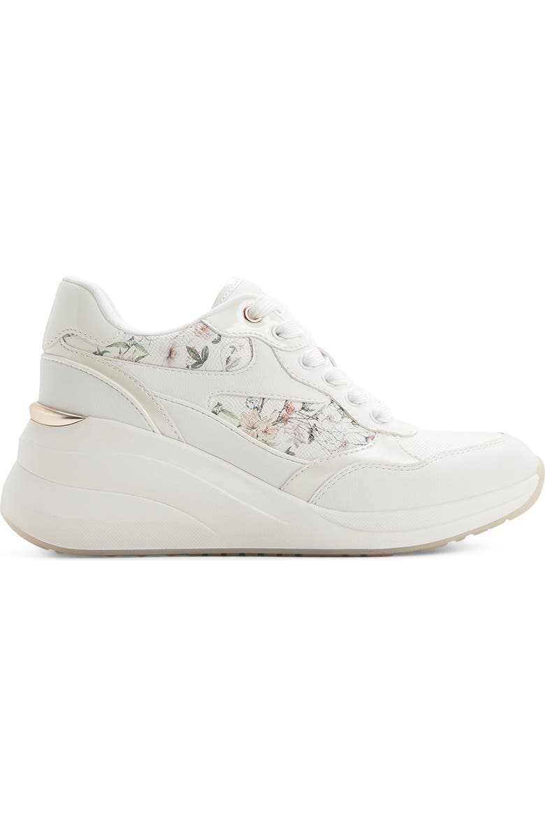 ALDO Asiejan Sneaker, Alternate, color, White Multi