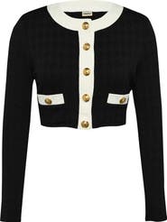 L
AGENCE Adaline Colorblock Crop Rashguard