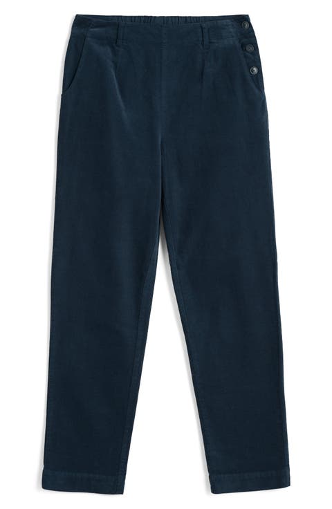 Crackington Sailor Button Crop Pull-On Pants
