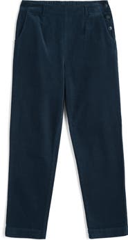 Seasalt Cornwall Crackington Sailor Button Crop Pull-On Pants