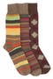 Assorted 3-Pack Wool Blend Crew Socks