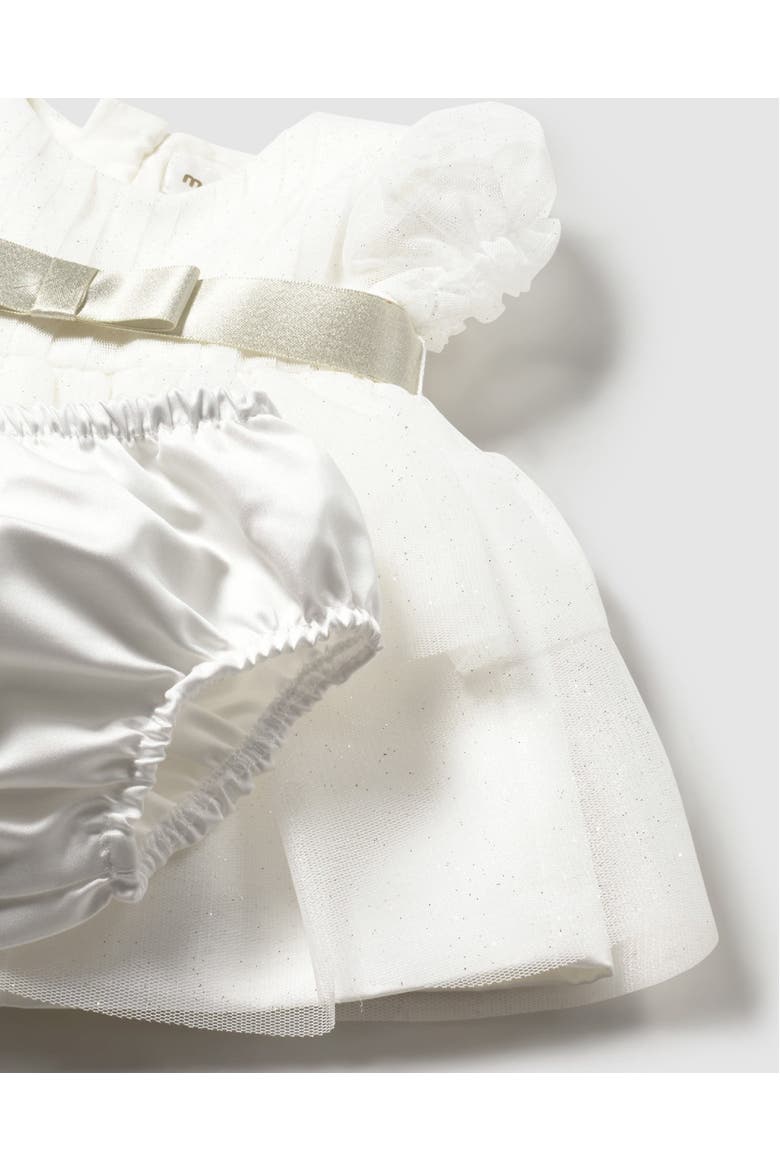 Dress With Bow Waistband, Alternate, color, White