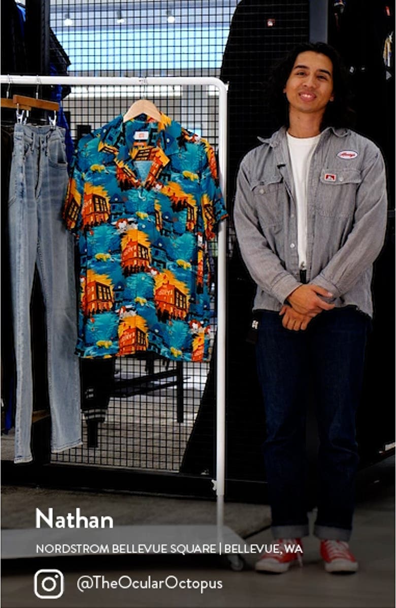 It Short Sleeve Button-Up Camp Shirt, sales video thumbnail