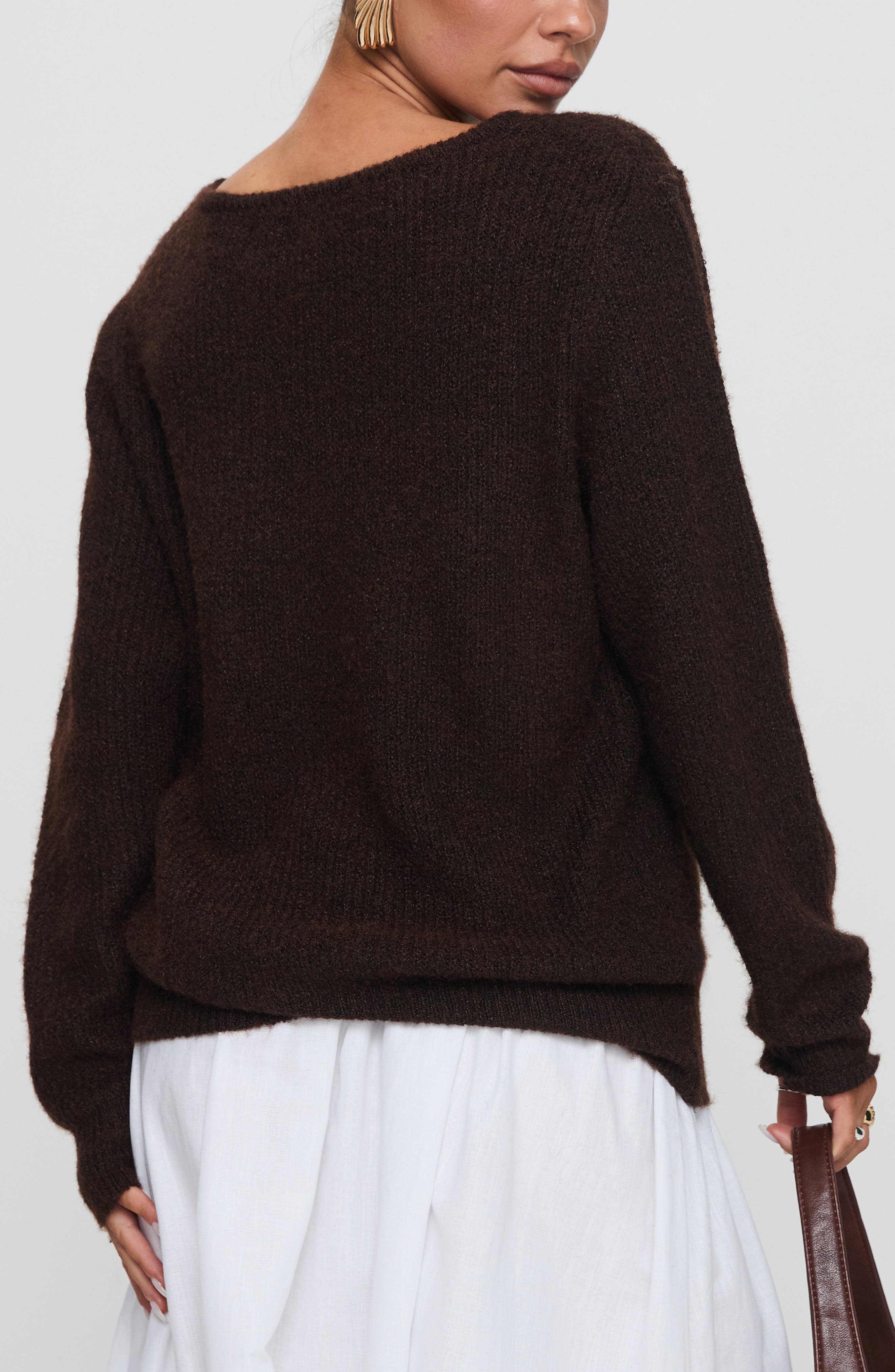 Abrams Boat Neck Sweater - image 2