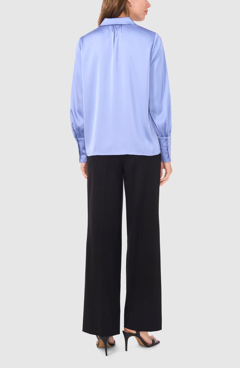 Halogen<sup>®</sup> Button-Up Shirt, Alternate, color, Blue Blossom