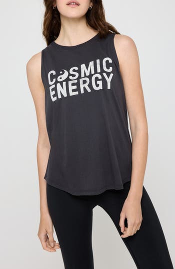 Spiritual Gangster Cosmic Jade Tank In Black