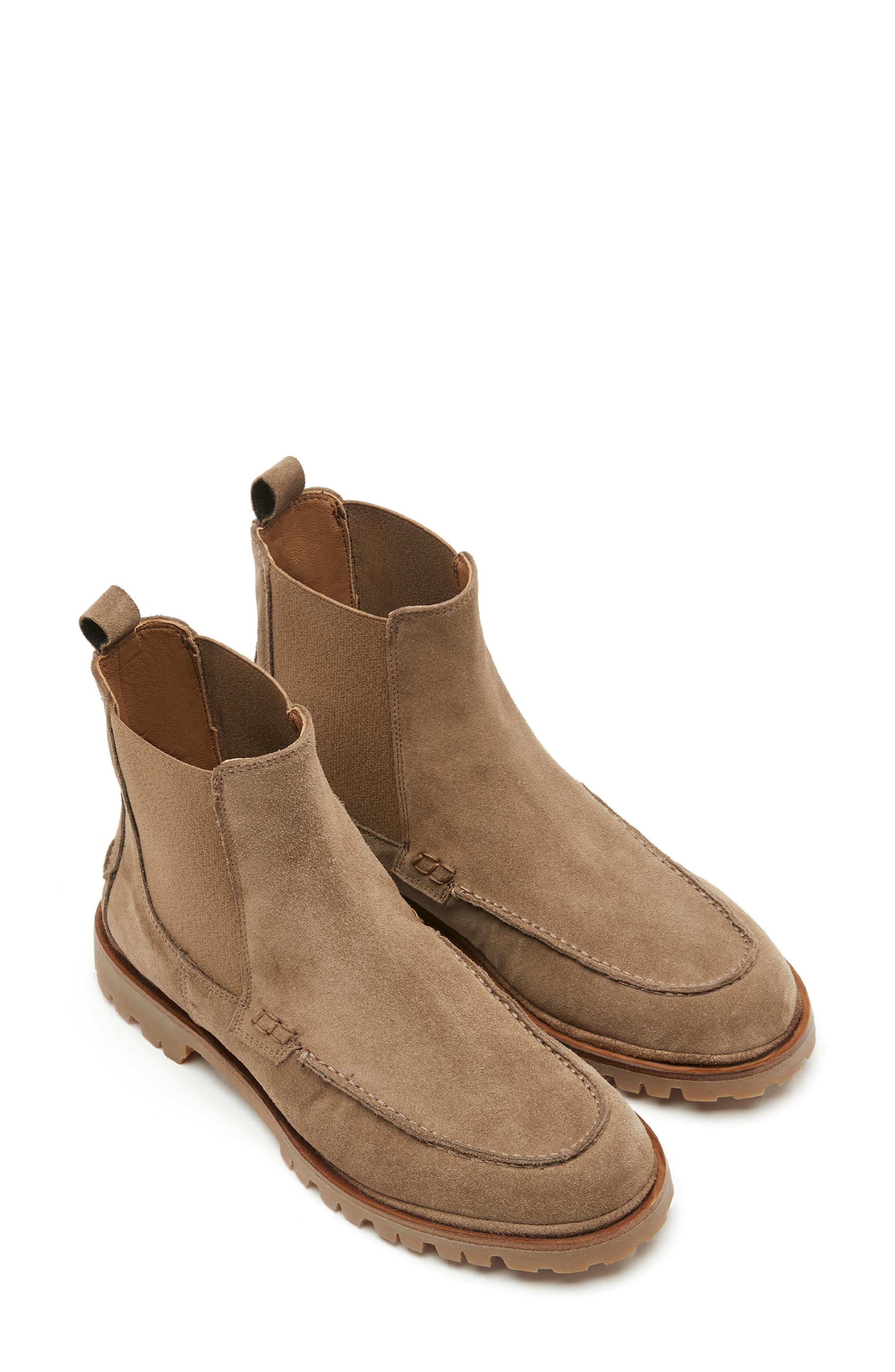 Marlow City Dry™ Waterproof Chelsea Boot, Alternate, color, TOAST SUEDE