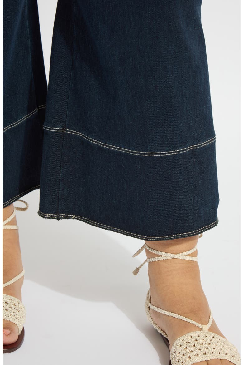 Dion Sailor Palazzo Pants, Alternate, color, INDIGO