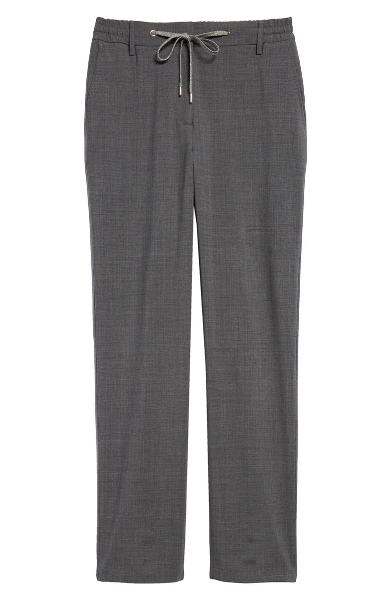 Eleventy Stretch Virgin Wool Drawstring Pants, Main, color, 