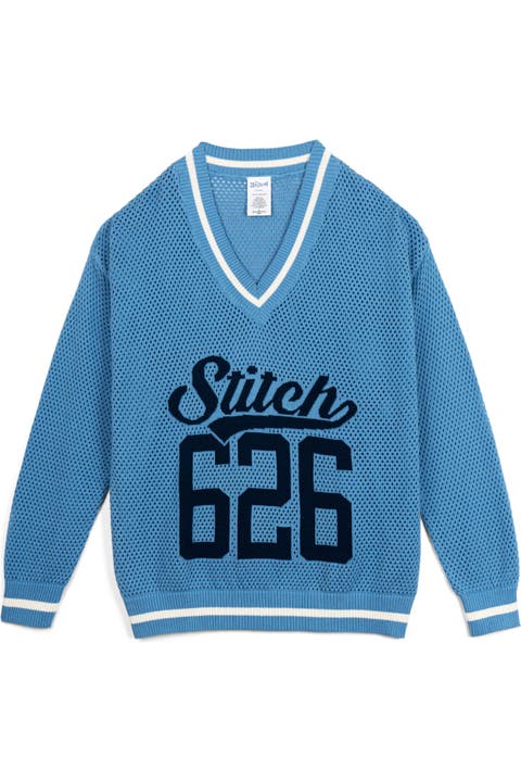 Lilo & Stitch V-neck Knit Sweater (adult)