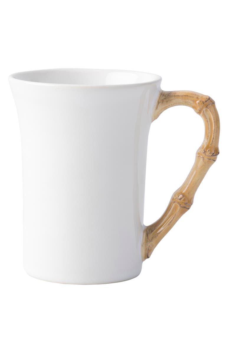 Juliska Bamboo Ceramic 16-Piece Dinnerware Set, Alternate, color, Bamboo Natural