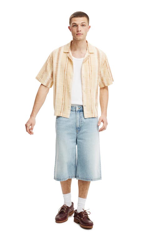 COTTON ON BOX FIT SHORT SLEEVE SHIRT