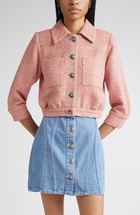 Jia Tweed Crop Jacket