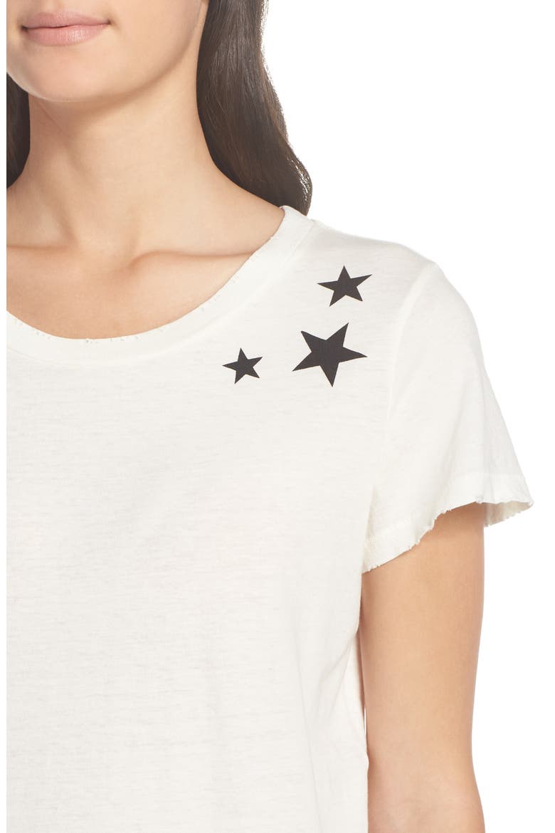 Distressed Tee, Alternate, color, VINTAGE WHITE/ STARS