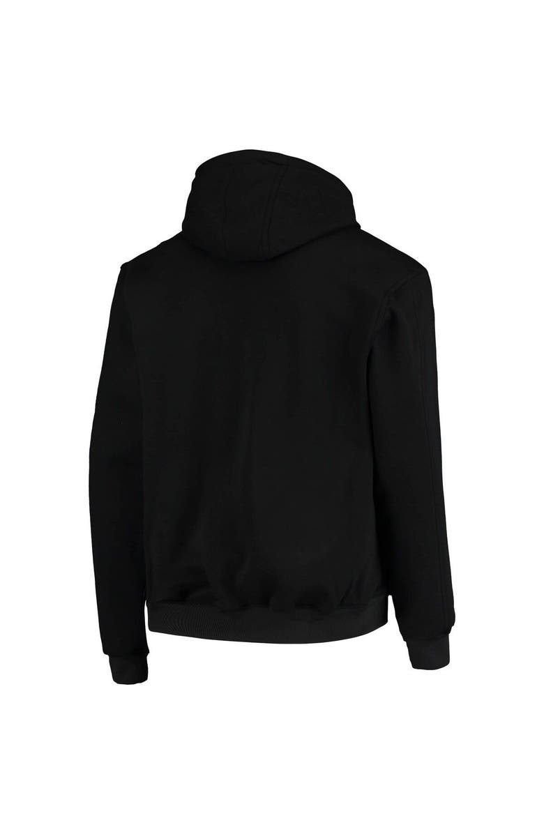 DUNBROOKE Men's Dunbrooke Black Arizona Cardinals Craftsman Thermal-Lined Full-Zip Hoodie, Alternate, color, Black