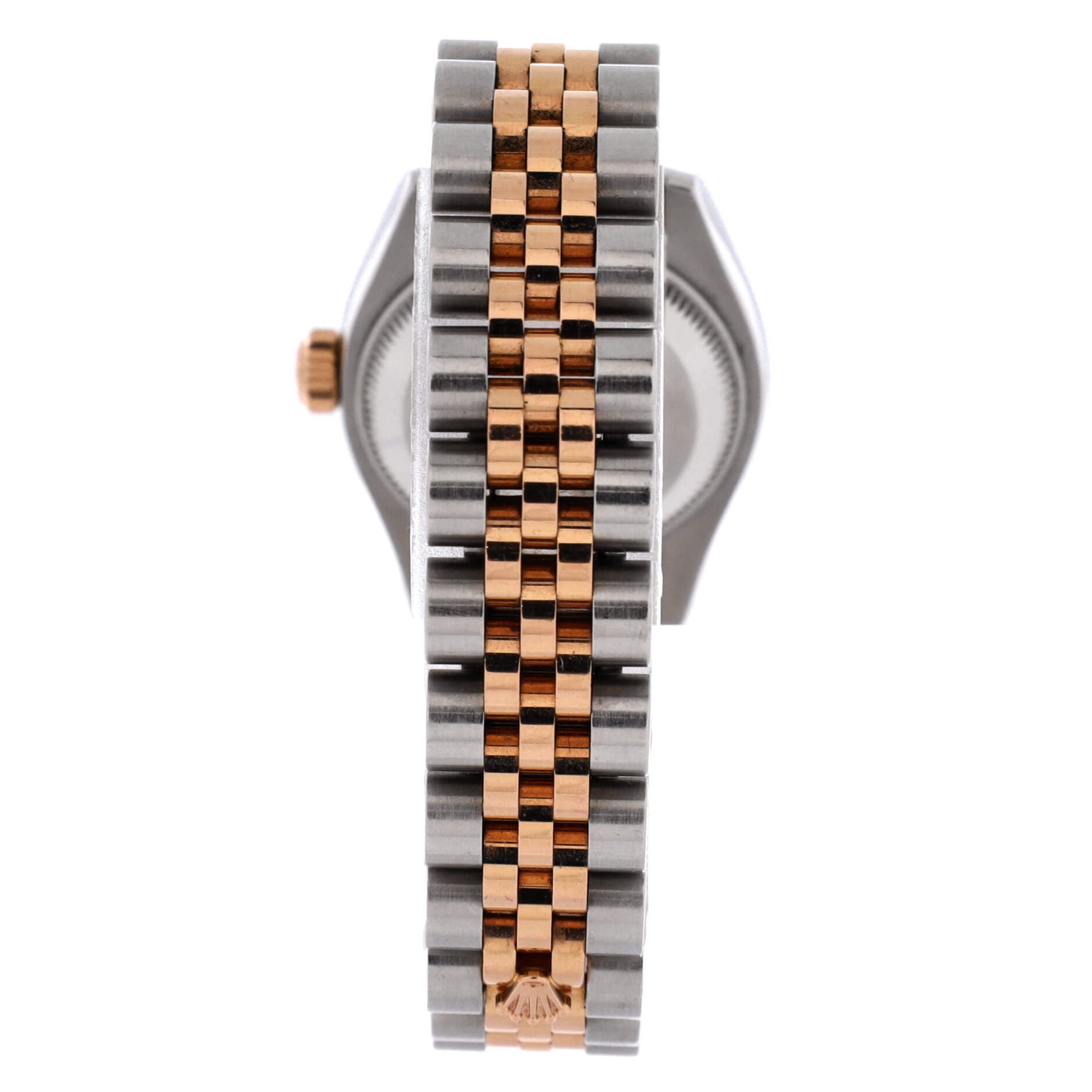 Oyster Perpetual Datejust Automatic Watch Stainless Steel and Rose Gold with Diamond Markers 26, Alternate, color, Metallic Gold