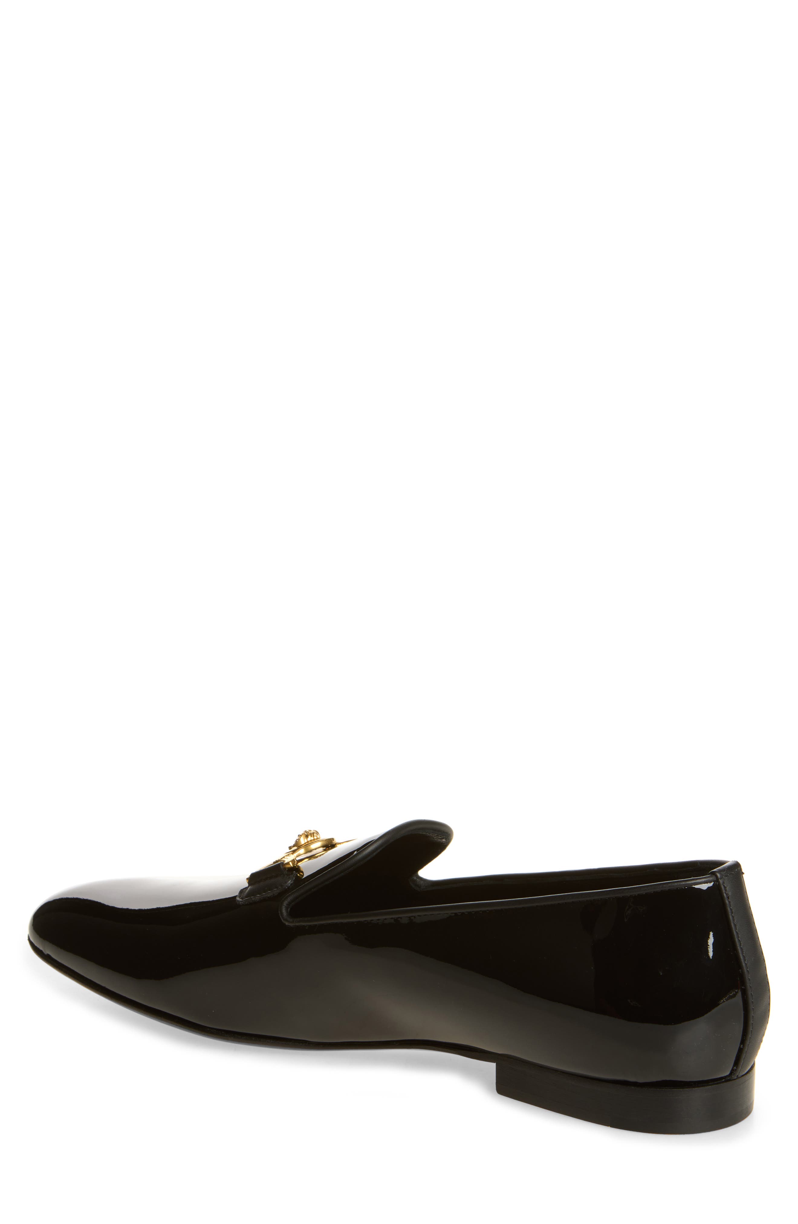 Medusa Smoking Slipper, Alternate, color, BLACK-VIBRATED GOLD