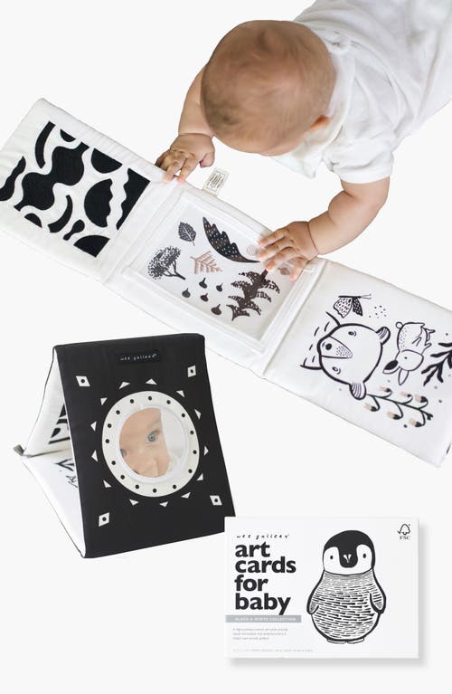 Wee Gallery Tummy Time Gallery With Mirror And Art Cards For Baby Bundle In Multi