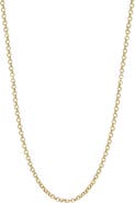 GABI RIELLE Rolo Link Chain Necklace