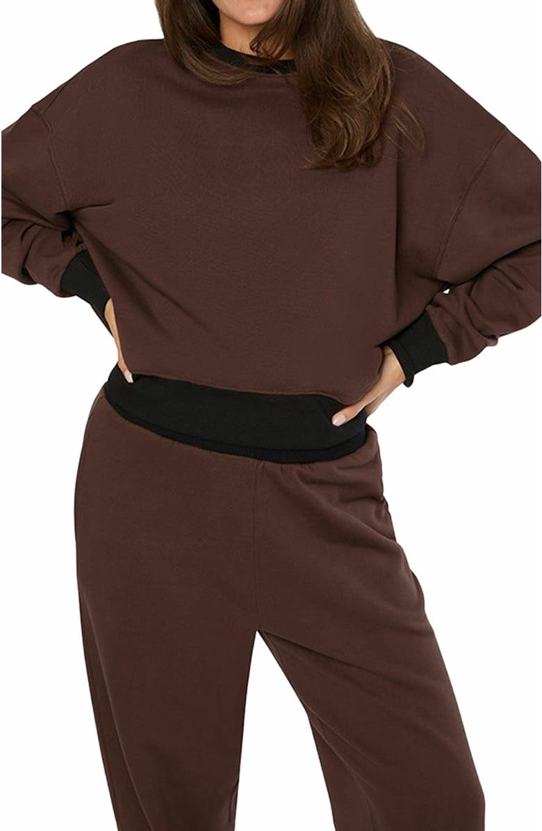 WeWoreWhat Crewneck Sweatshirt, Alternate, color, 