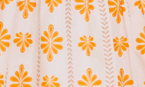 Flying Tomato Floral V-neck Maxi Dress In Orange